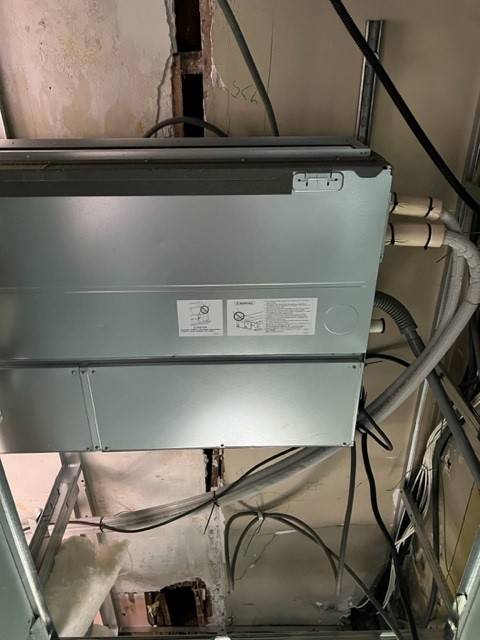 Installation de Pompe à chaleur gainable Air-Air