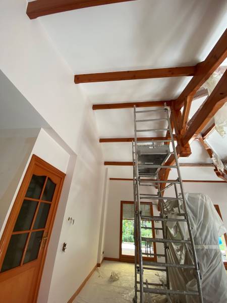 Isolation du plafond d’une maison à ST GENIS LES OLLIERES dans la région de Lyon